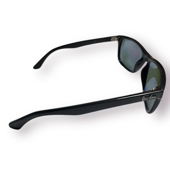 Ray-Ban RB4184‎ Wayfarer Black Polarized G-15 Grey/Green Sunglass 601/9A - Picture 4 of 12